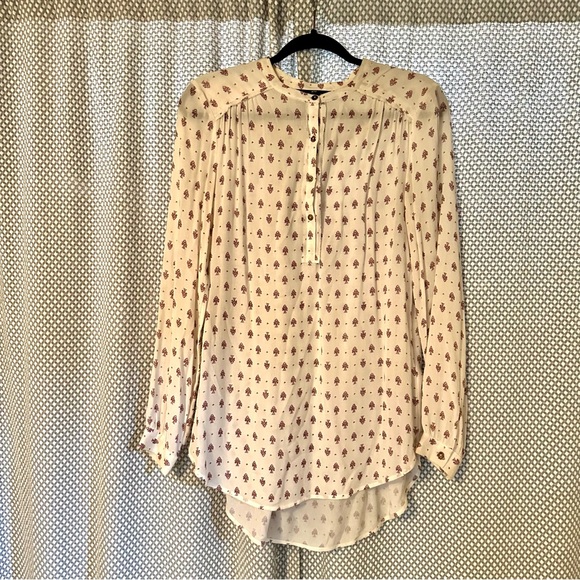 H&M Henley Blouse - Size 2 - Picture 4 of 5